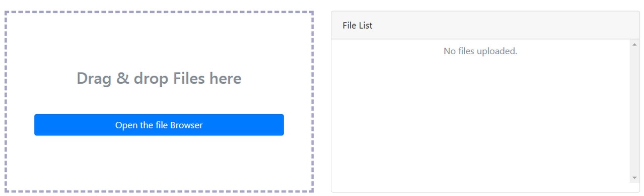 Lightweight Version of a Basic Uploading File