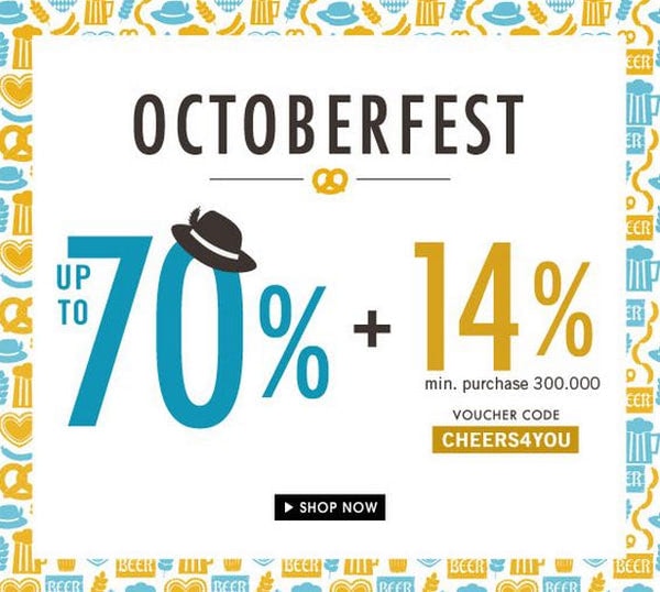 Octoberfest email newsletter