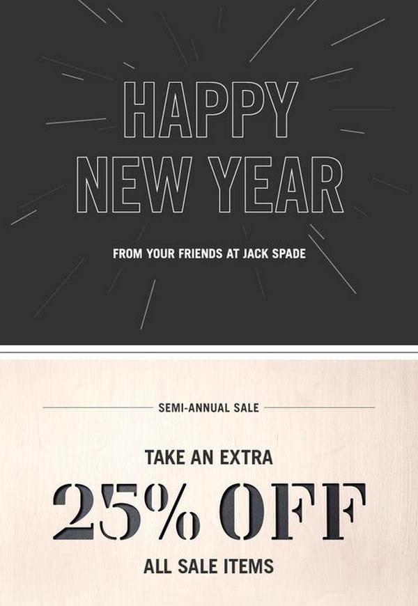 Happy New Year from Jack Spade