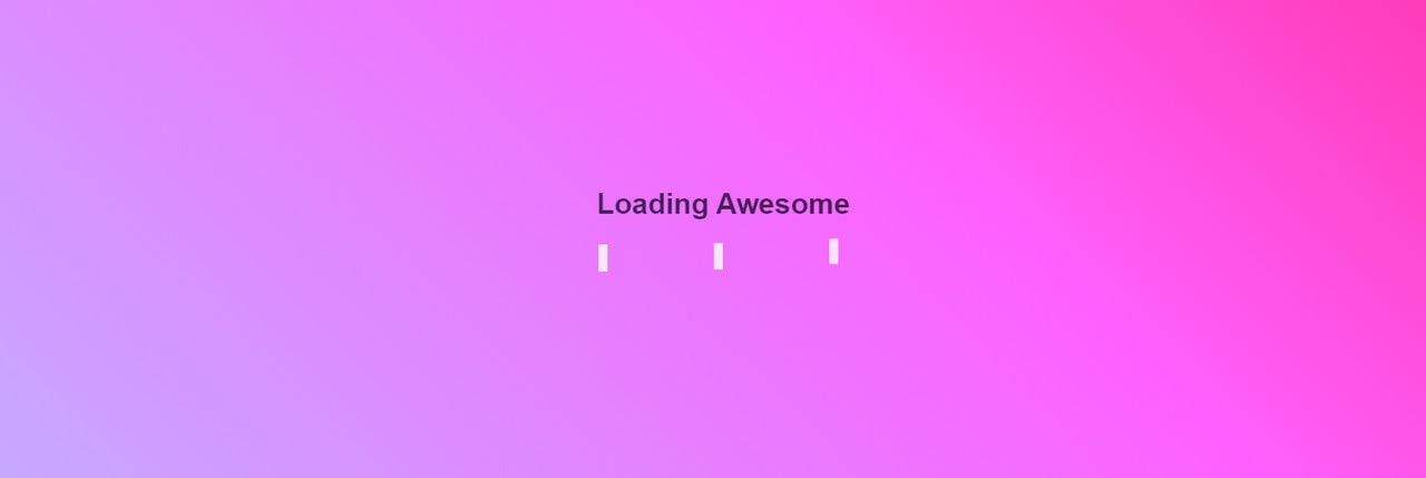 Gradient-based CSS3 Loading Animations