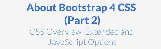 Bootstrap 4 CSS Tutorial (Part 2)