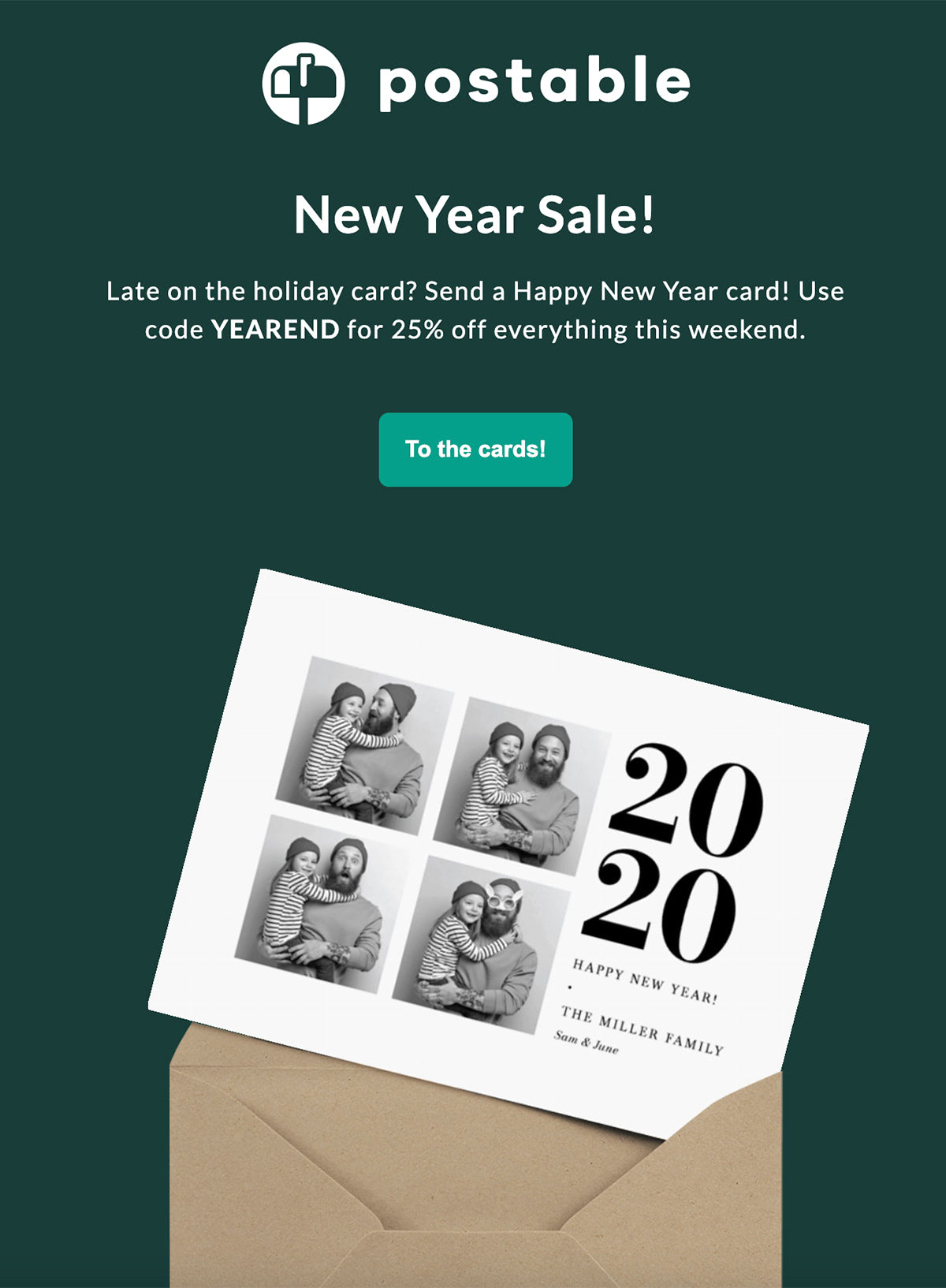 New Year Email Sale
